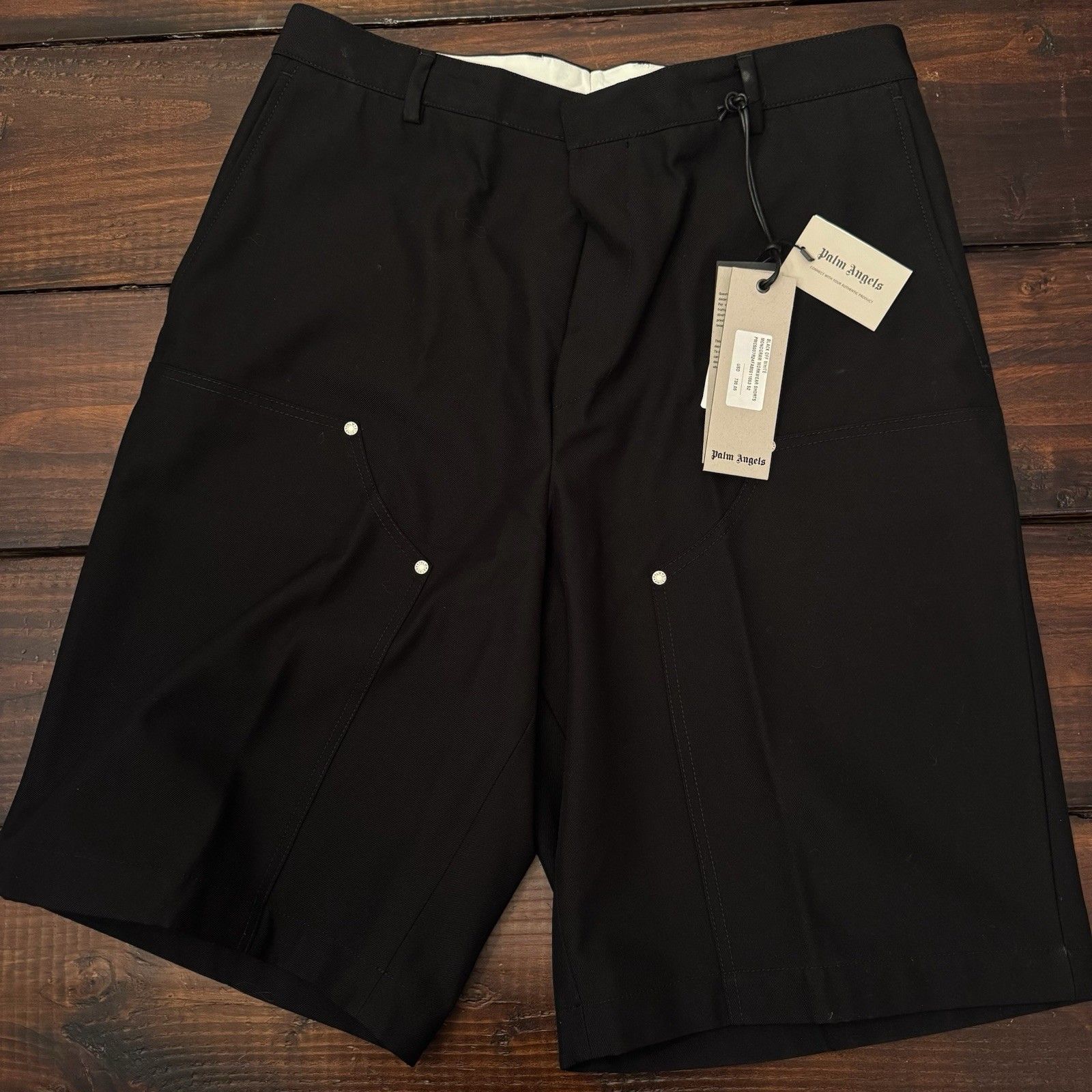 Palm Angels Monogram Workwear Carpenter Shorts